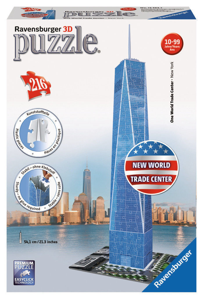 RAVENSBURGER 12562 PUZZLE 3D FREEDOM TOWER