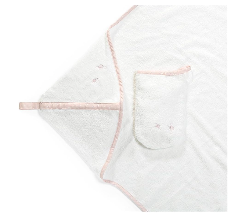 STOKKE 253706 HOODED TOWEL PINK BEE