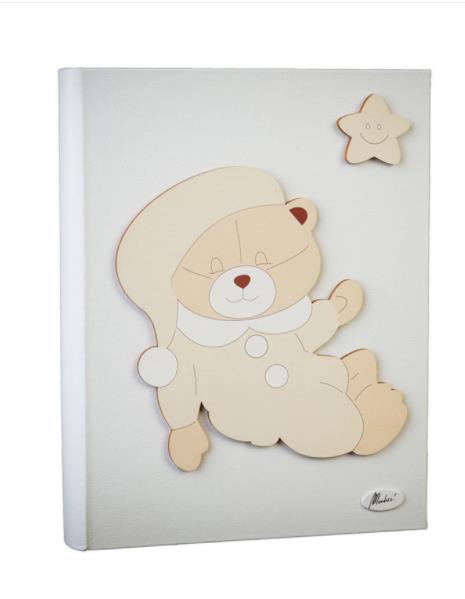 MENDOZZI DIARIO NASCITA 333134 ORSO BEIGE