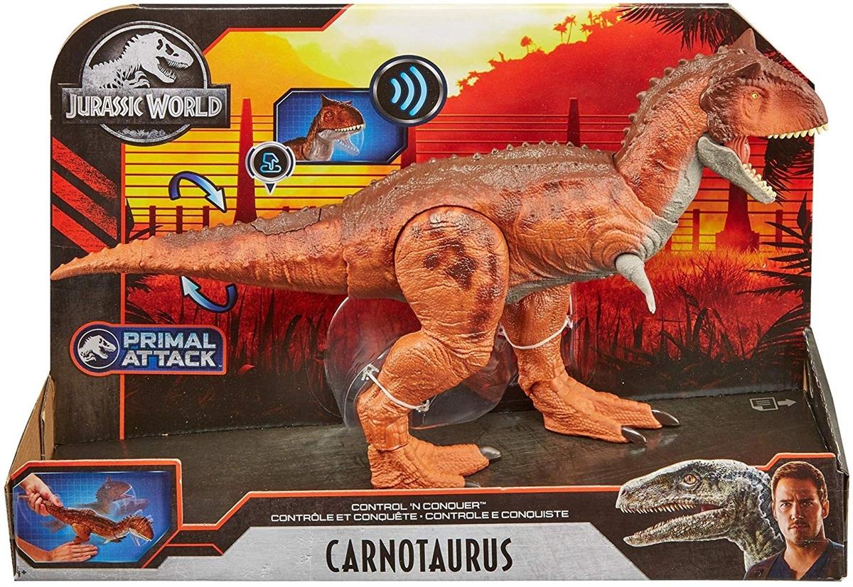 MATTEL GJT59 CARNOTAURUS CONTROLLA E CONQUISTA