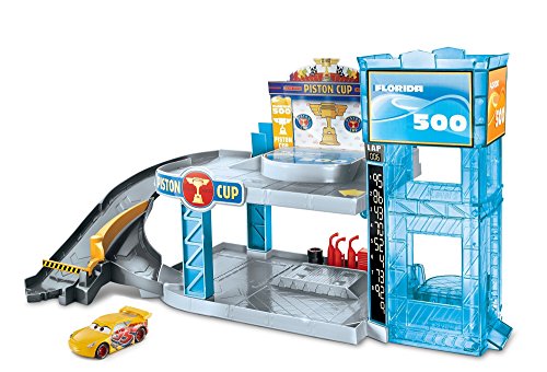 MATTEL FWL70 CARS PISTON CUP GARAGE