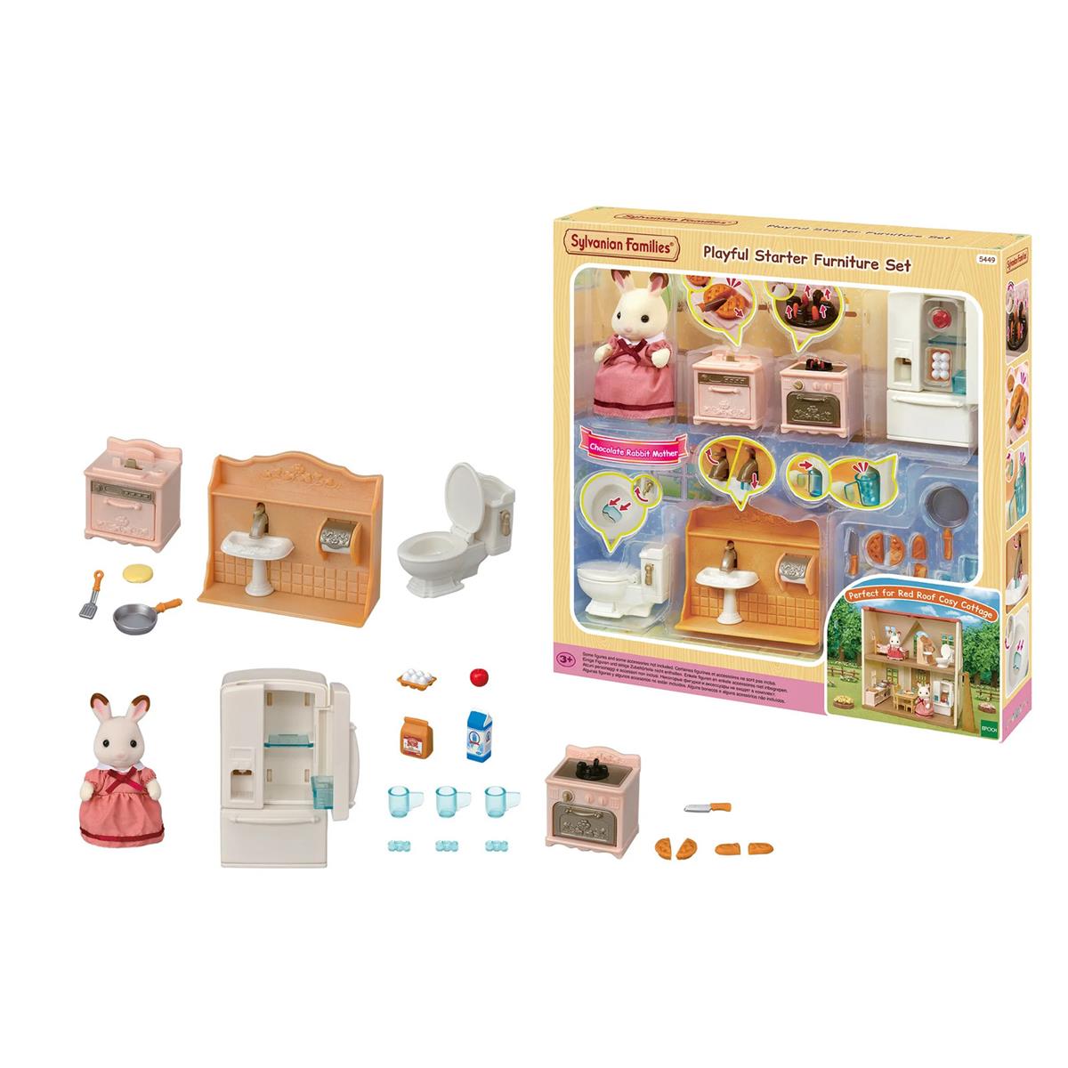 SYLVANIAN FAMILIES 5449 ARREDAMENTO COMPLETO CON MAMMA TERY