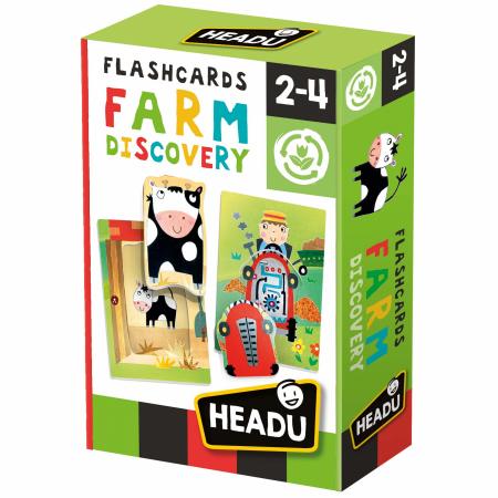 HEADU MU24001 FLASHCARDS FARM DISCOVER