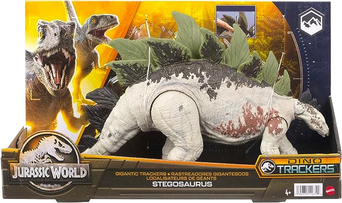 MATTEL HLP24 PREDATORE GIGANTE STEGOSAURUS JURASSIC WORLD