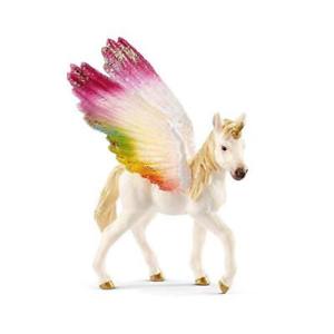 SCHLEICH 2570577 UNICORNO ARCOBALENO ALATO