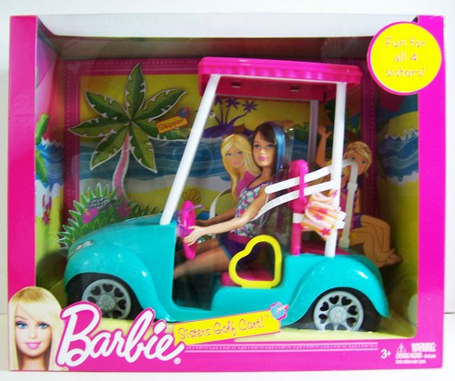 MATTEL X4926 GOLF CART BARBIE