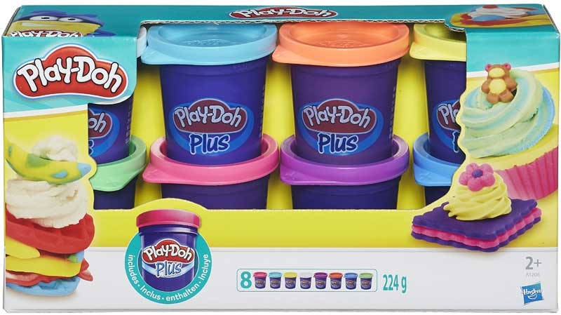 PLAYDOH A1206EU4 PLAYDOH PLUS 8 VASETTI