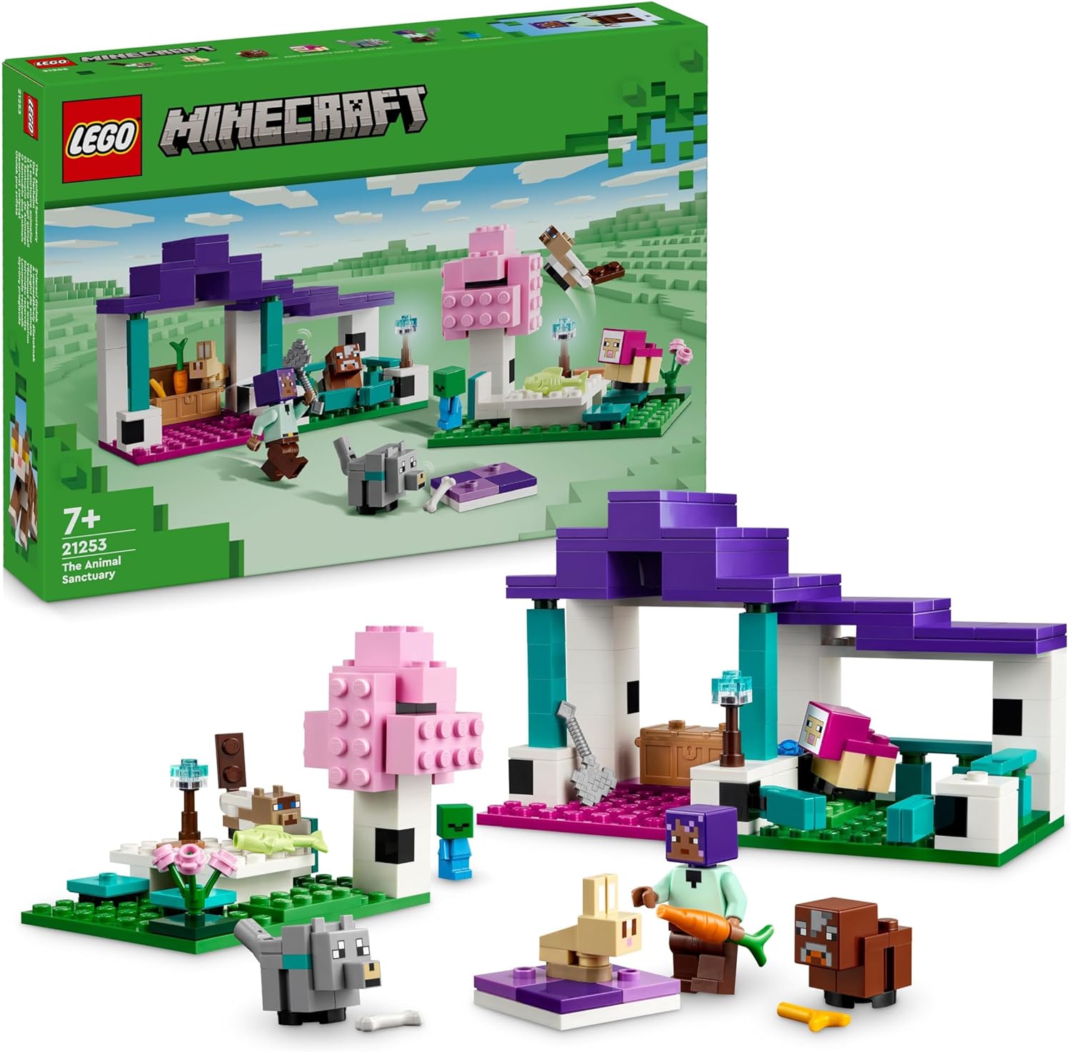 LEGO 21253 IL SANTUARIO DEGLI ANIMALI MINECRAFT