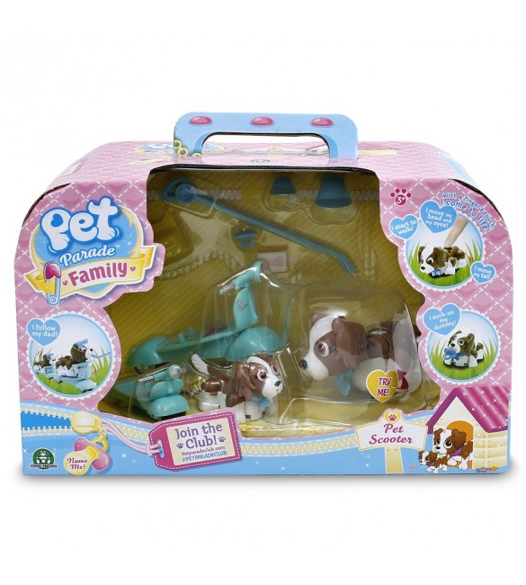 GIOCHI PREZIOSI PTF01000 PET PARADE FAMILY SCOOTER