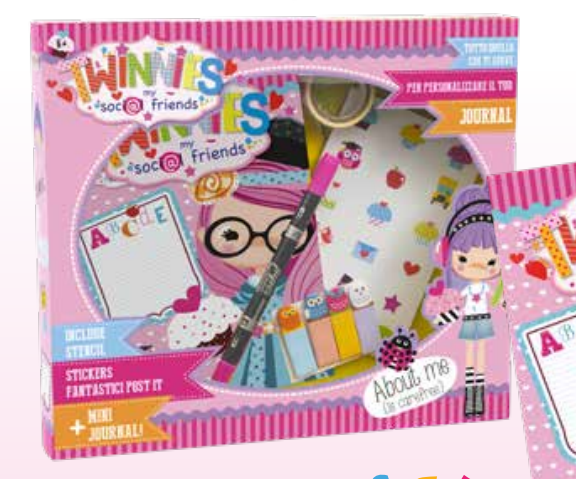 GIOCHI PREZIOSI TNN02000 TWINNIES JOURNAL KIT