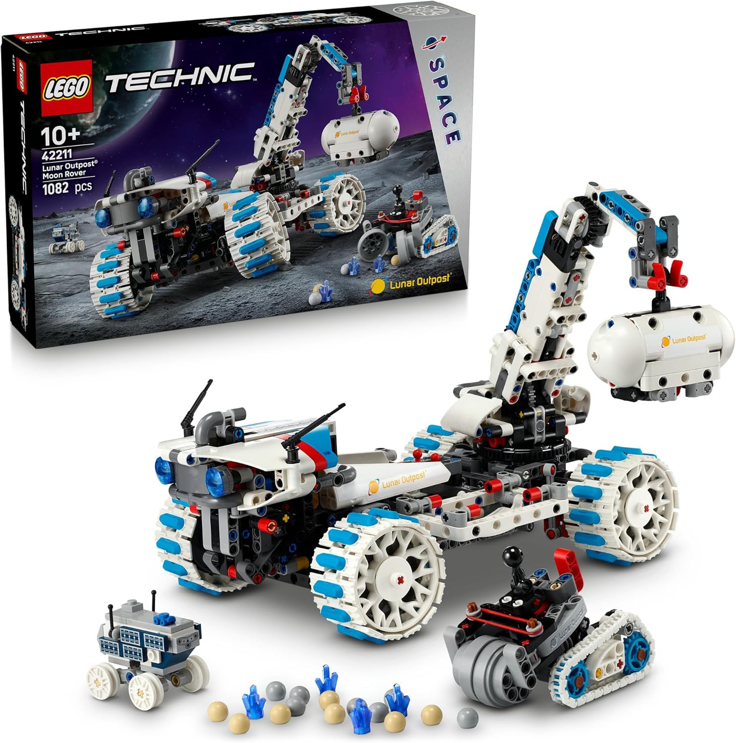 LEGO 42211 VEICOLO SPAZIALE ROVER LUNARE LUNAR OUTPOST TECHNIC