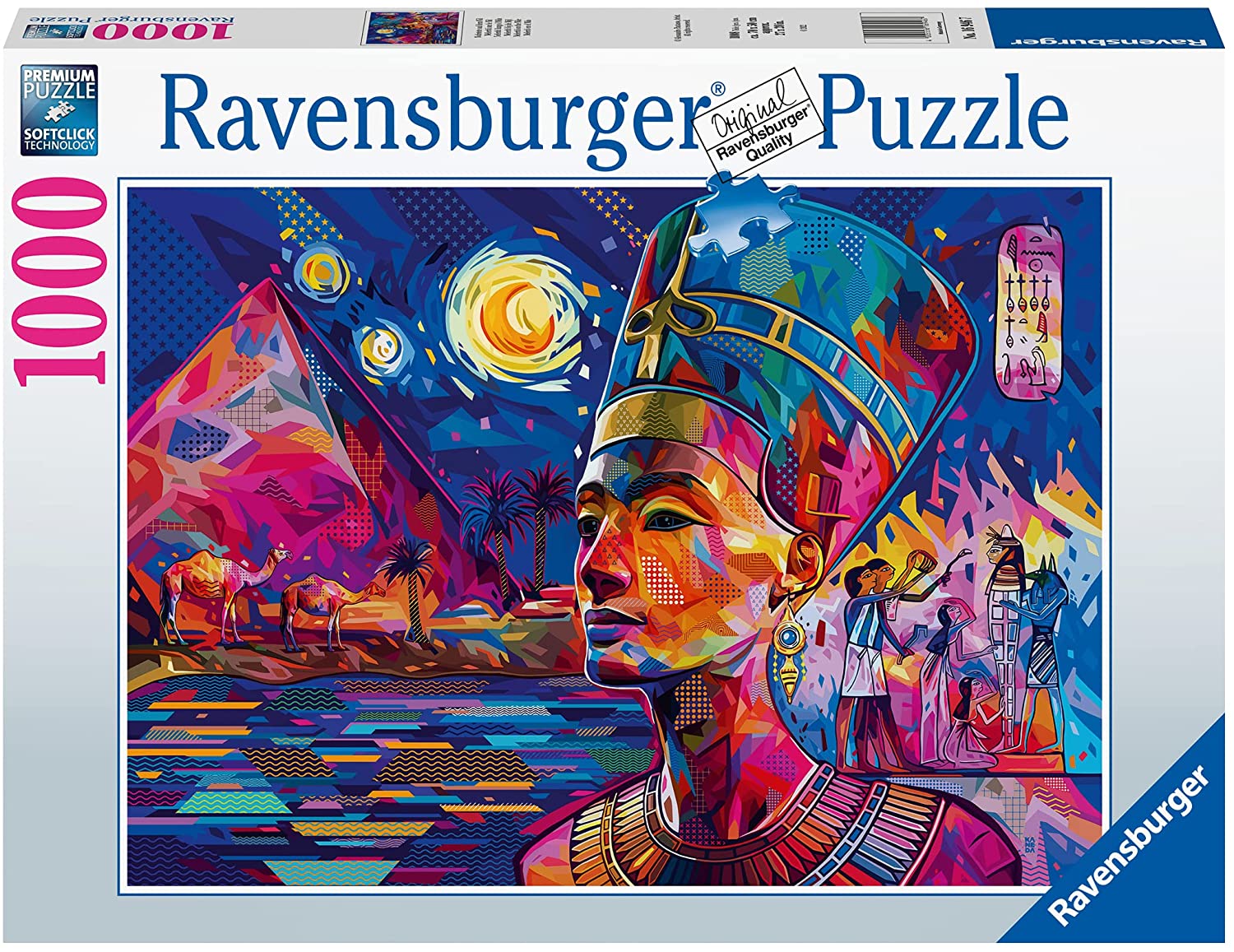 RAVENSBURGER 16946 PUZZLE DA 1000 PZ. NEFERTITI LUNGO IL NILO