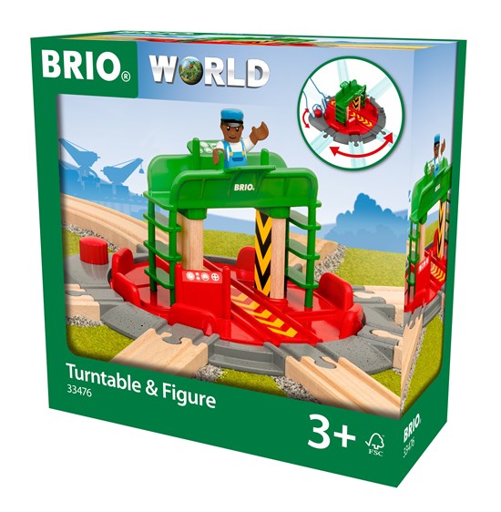 BRIO 33476 PIATTAFORMA GIREVOLE CON PERSONAGGIO