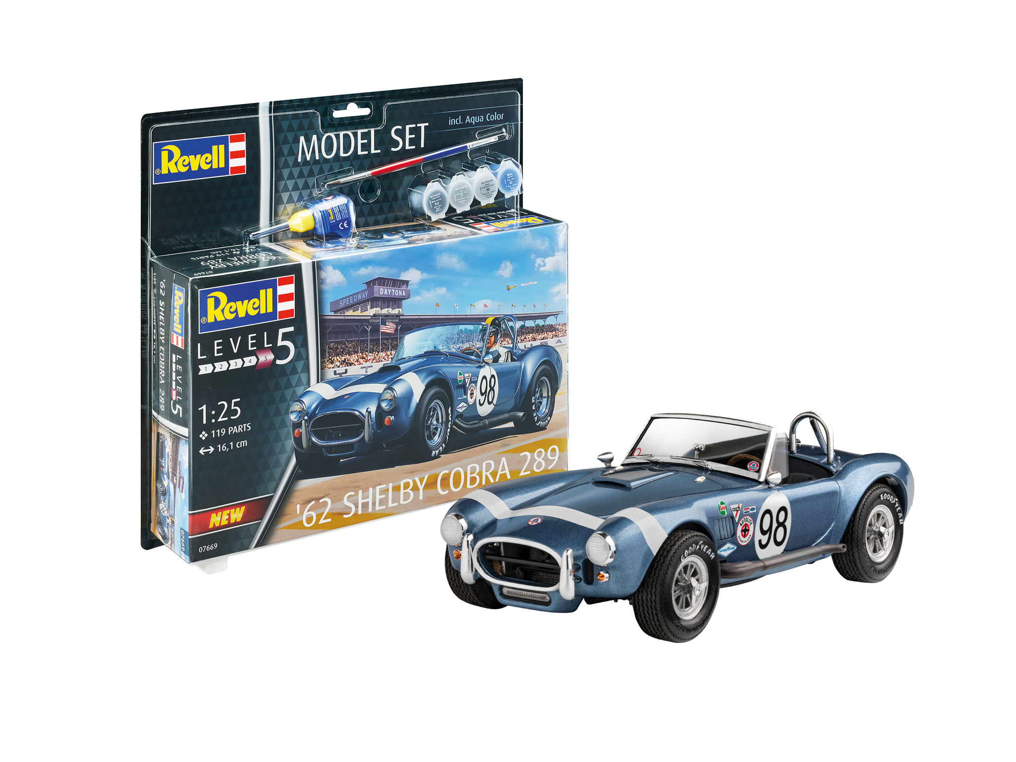 EVELL 67669 KIT DI MONTAGGIO  '62 SHELBY COBRA 289 SCALA 1/25