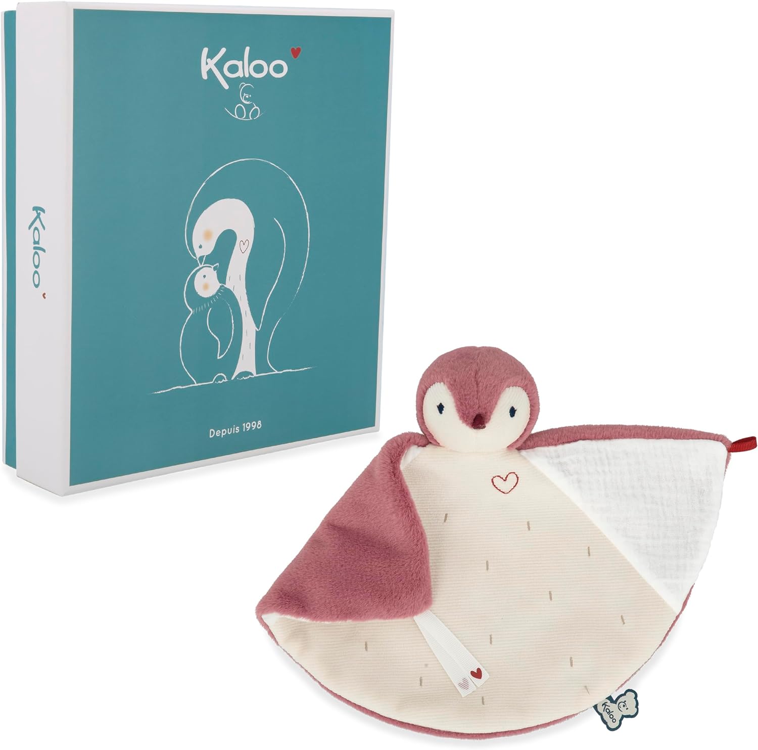 KALOO 212007 DOUDOU PINGUINO ROSA