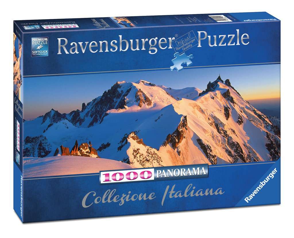 RAVENSBURGER 15080 PUZZLE DA 1000 PZ. MONTE BIANCO PANORAMA