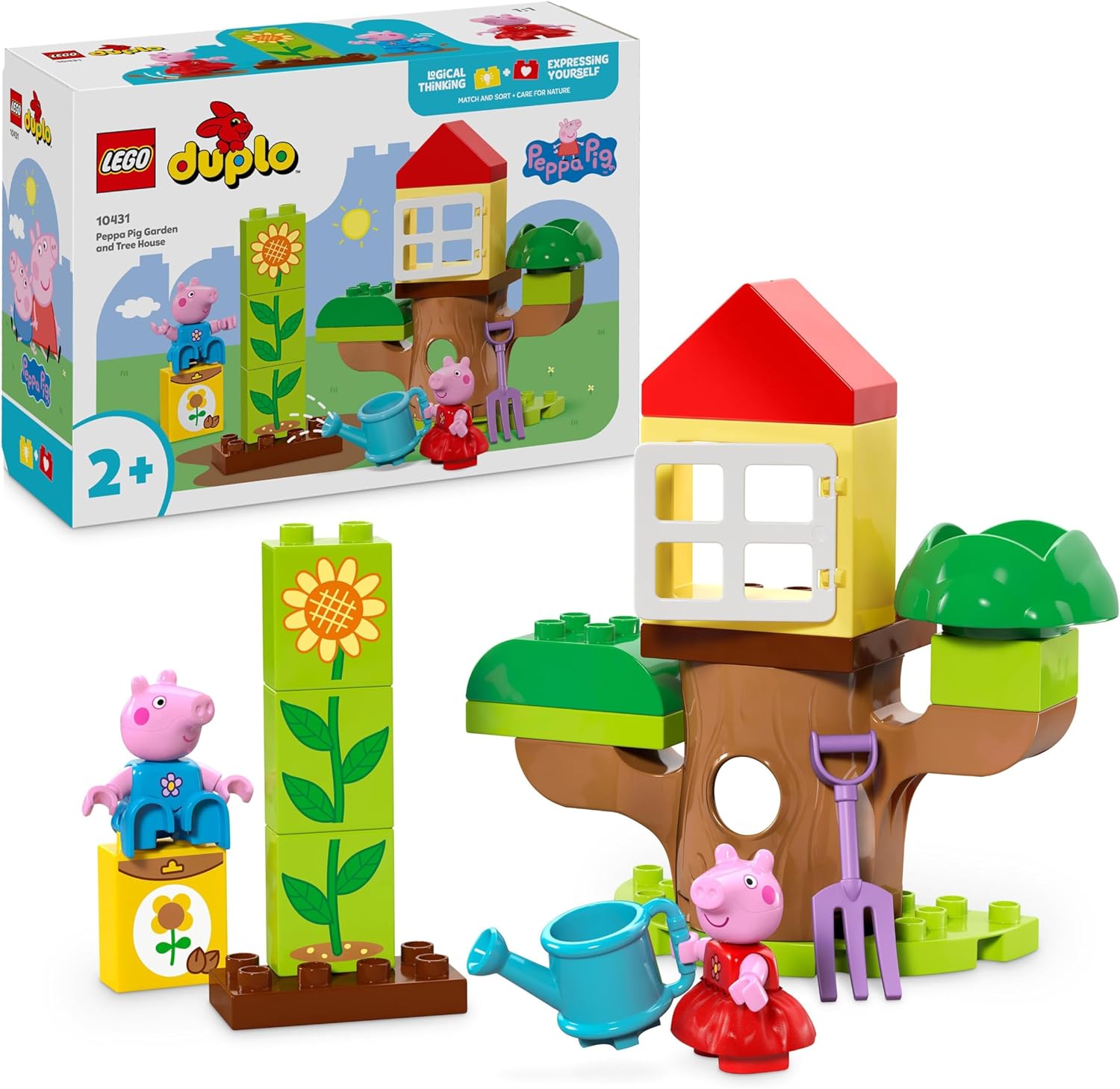 LEGO 10431 IL GIARDINO E LA CASA SULL'ALBERO DI PEPPA PIG DUPLO