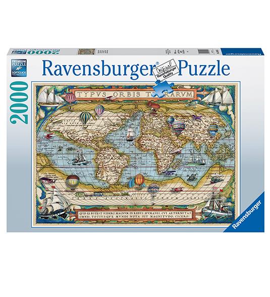 RAVENSBUGER 16825 PUZZLE DA 2000 PZ. INTORNO AL MONDO