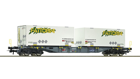 ROCO 76934 CARRO TRASPORTO CONTAINER 