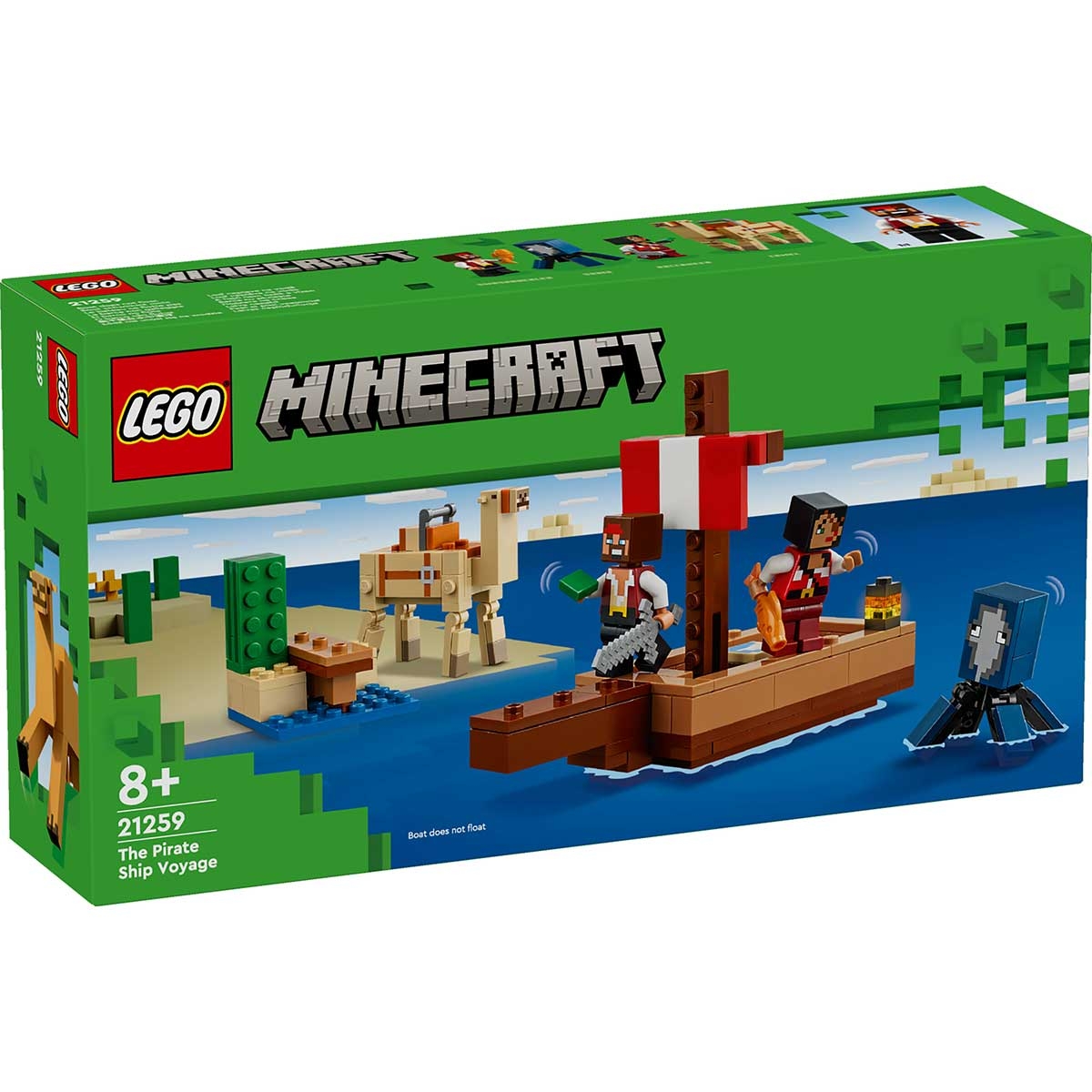 LEGO 21259 IL VIAGGIO DEL GALEONE DEI PIRATI MINECRAFT