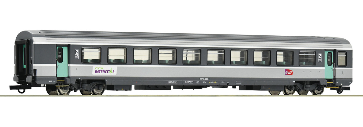 ROCO 74538 CARROZZA "CORAIL" A COMPARTIMENTO UNICO DI 2^ CLASSE SNCF