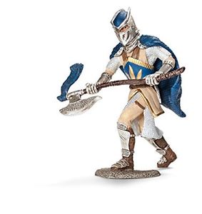 SCHLEICH 2570112 CAVALIERE DEL GRIFONE CON ASCIA DI GUERRA