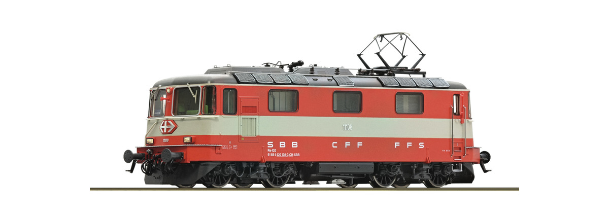 ROCO 7500002 LOCOCMOTIVA ELETTRICA RE 4/4 II 11108 SWISS EXPRESS"FFS