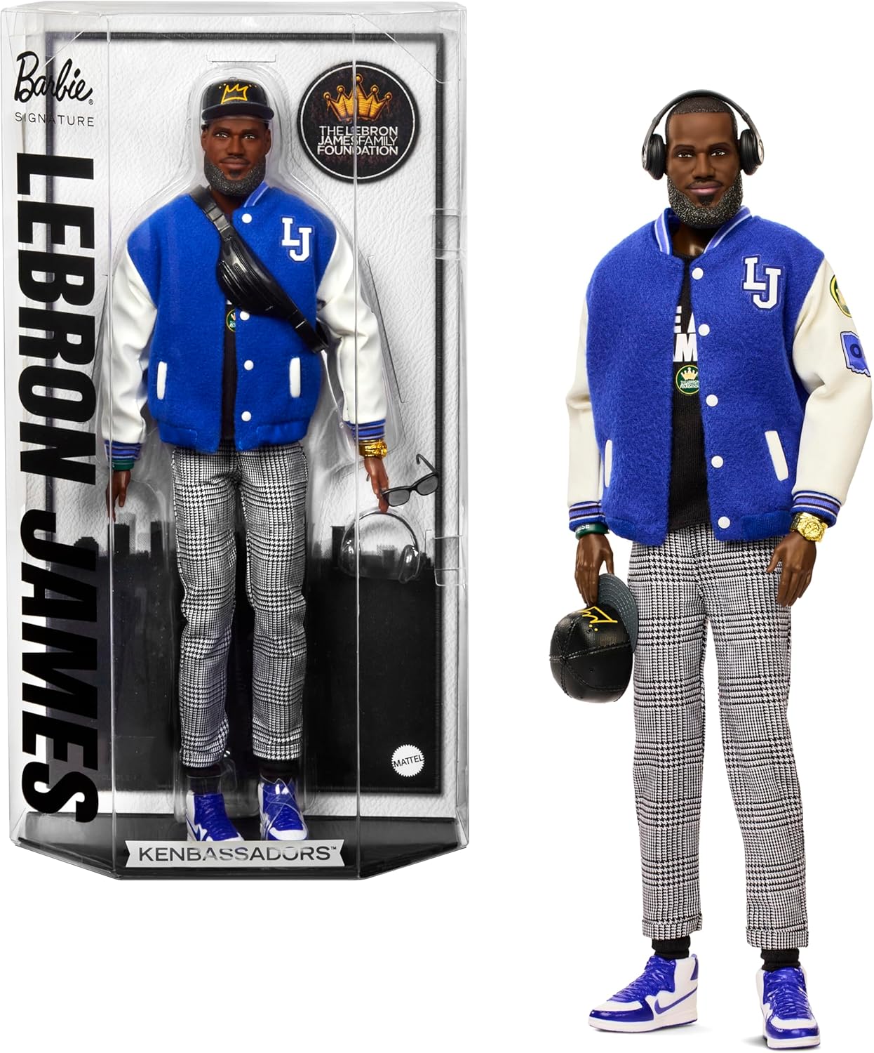 MATTEL HRM33 LEBRON JAMES BARBIE KENBASSADORS DOLL