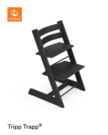 STOKKE  TRIPP TRAPP  seggiolone OAK BLACK 495202