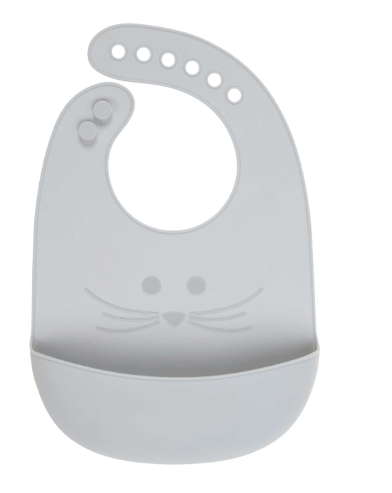 LAESSING SILICONE BAVAGLINO CHUMS MOUSE GREY
