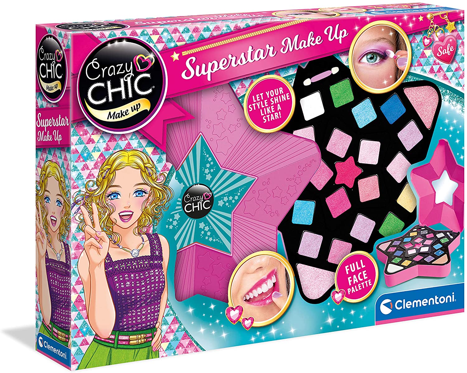 CLEMENTONI 18604 CRAZY CHIC SUPERSTAR MAKE UP