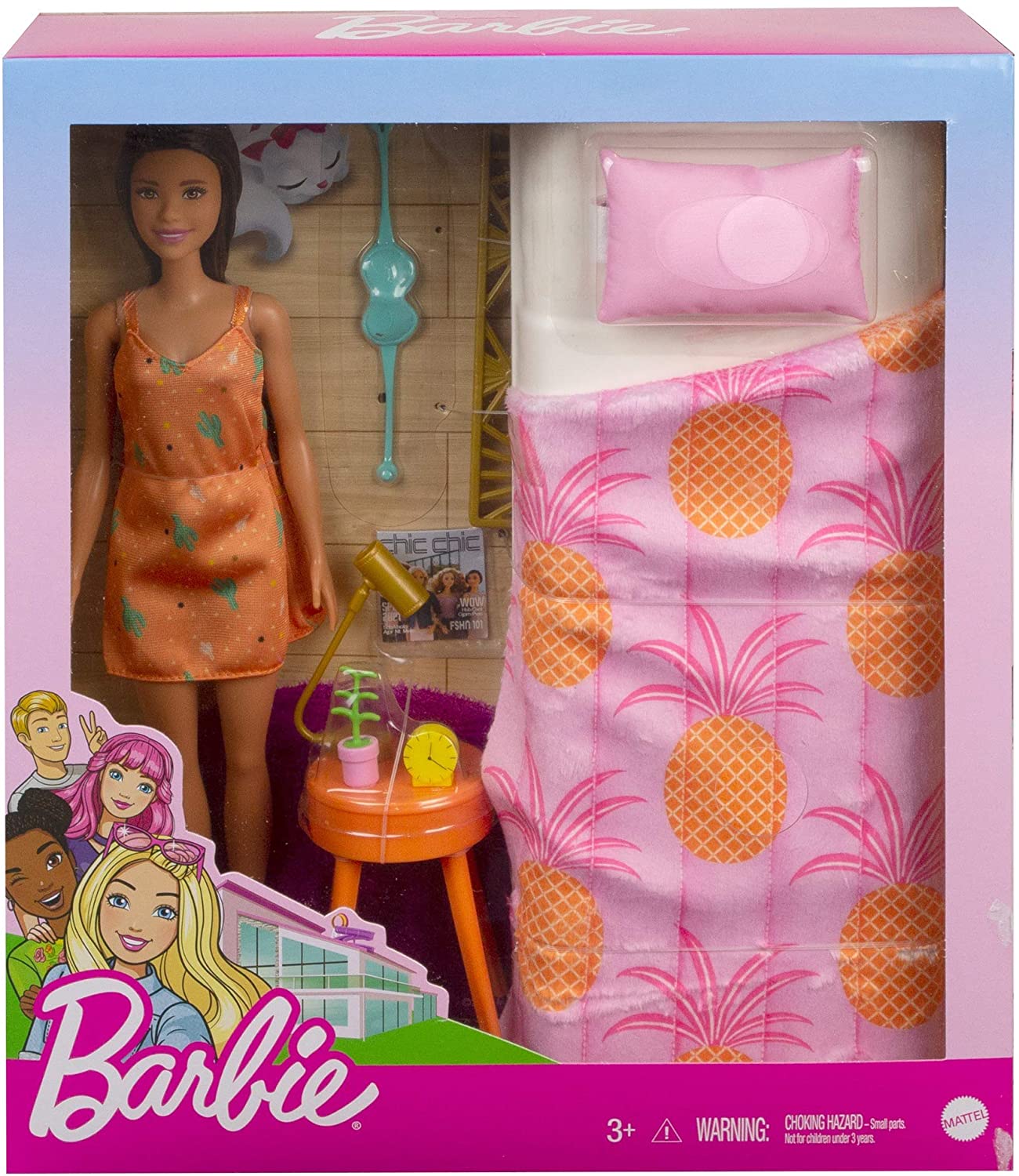 MATTEL GRG86 BARBIE PLAYSET CAMERA DA LETTO