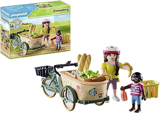 PLAYMOBIL 71306 CONTADINA CON BICICLETTA DA CARICO