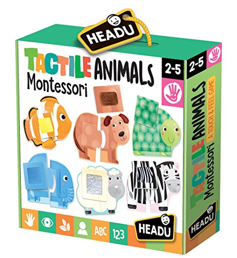 HEADU IT20188 TACTILE ANIMALS MONTESSORI