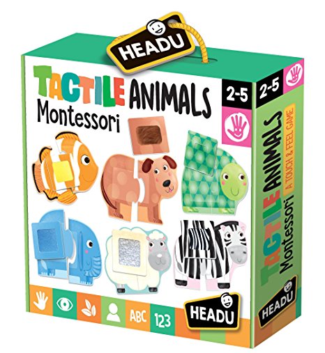 HEADU IT20188 TACTILE ANIMALS MONTESSORI