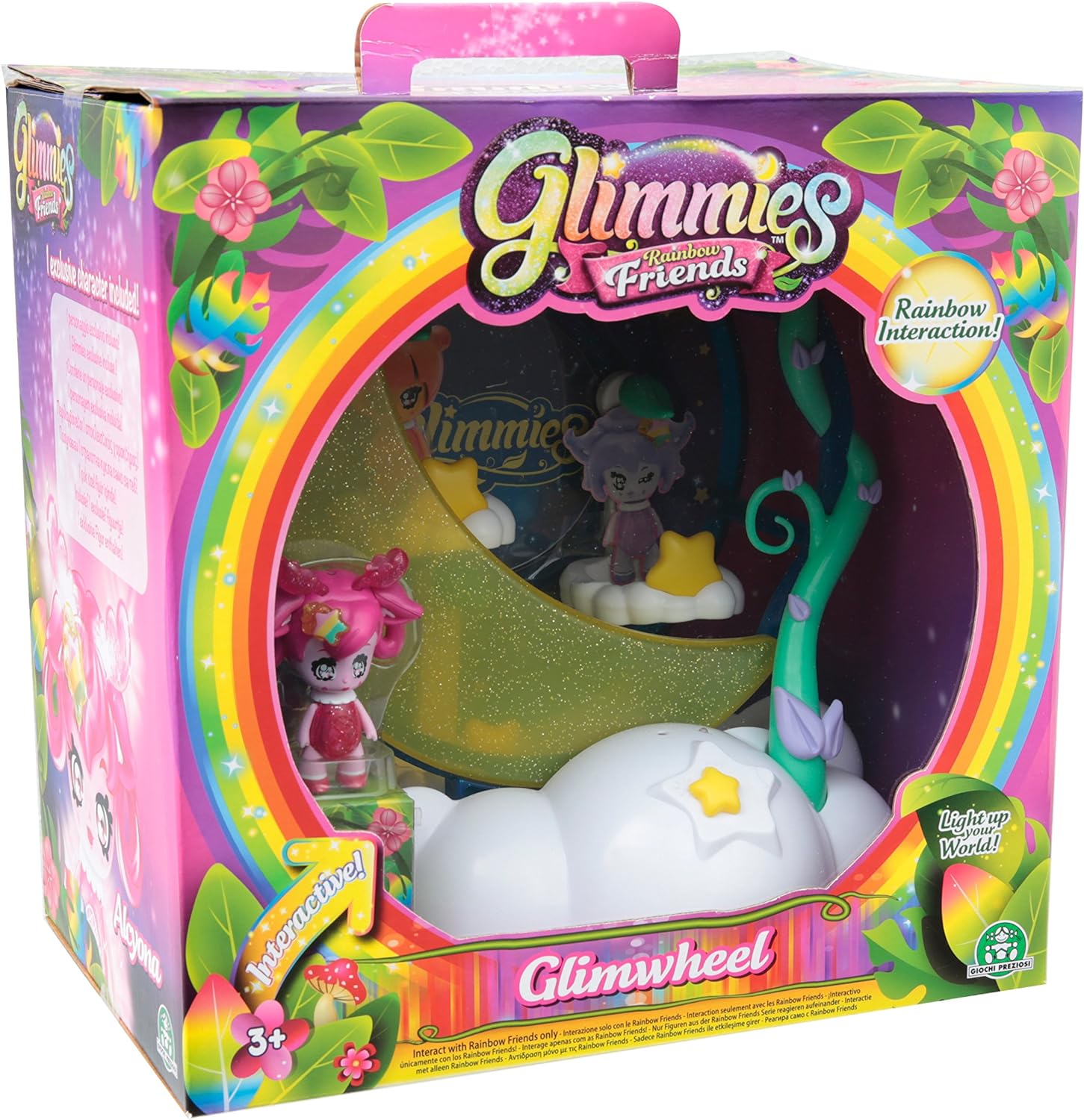 GIOCHI PREZIOSI GLN05010 GLIMMIES RAINBOW FRIENDS GLIMWHEEL