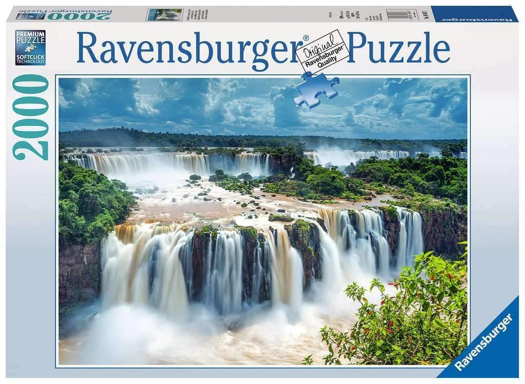 RAVENSBURGER 16607 PUZZLE DA 2000 PZ. CASCATE DELL'IGUAZU' BRASILE