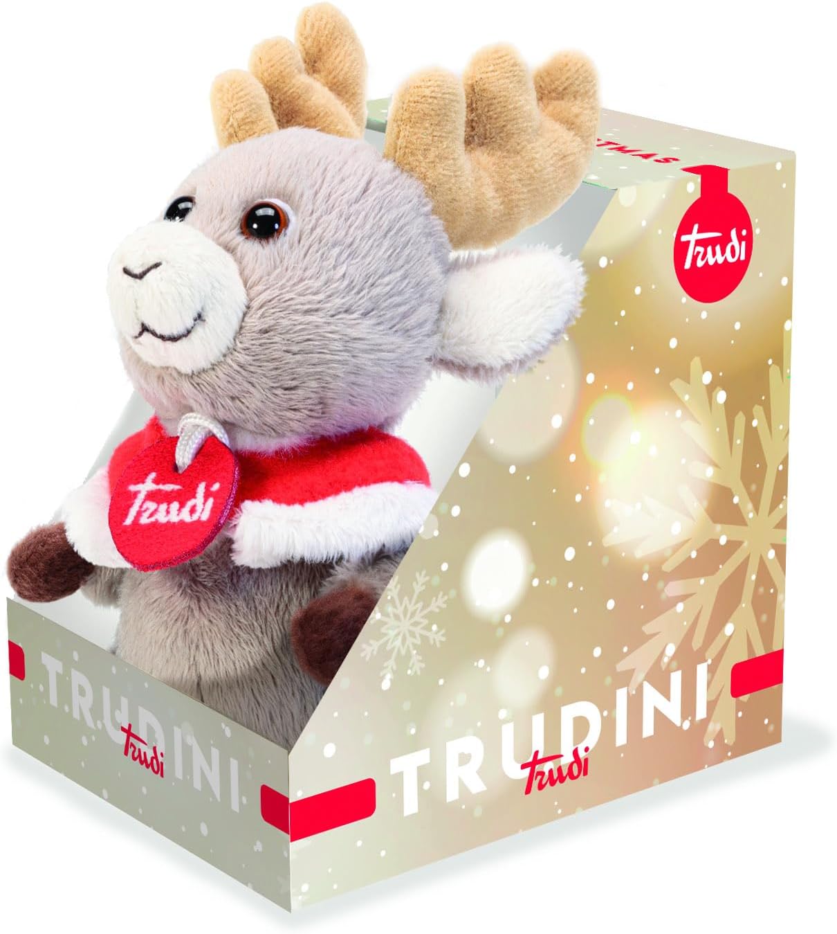 TRUDI 55473 PELUCHE RENNA VESTITA DA BABBO NATALE