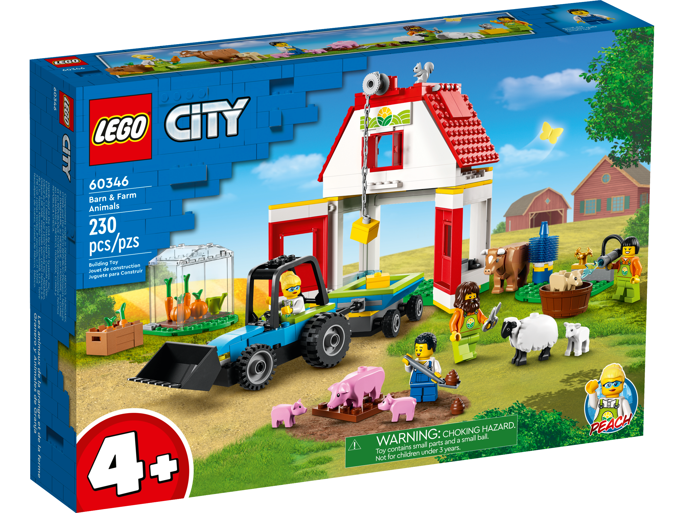 LEGO 60346 FIENILE E ANIMALI DA FATTORIA CITY