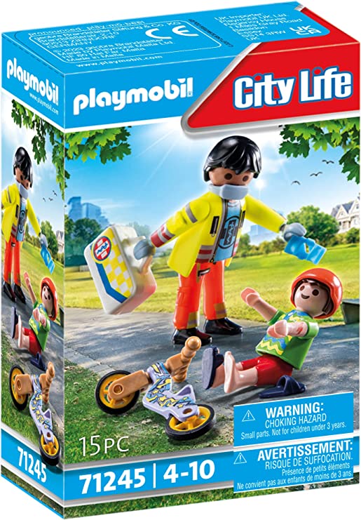 PLAYMOBIL 71245 PARAMEDICO CON BAMBINO