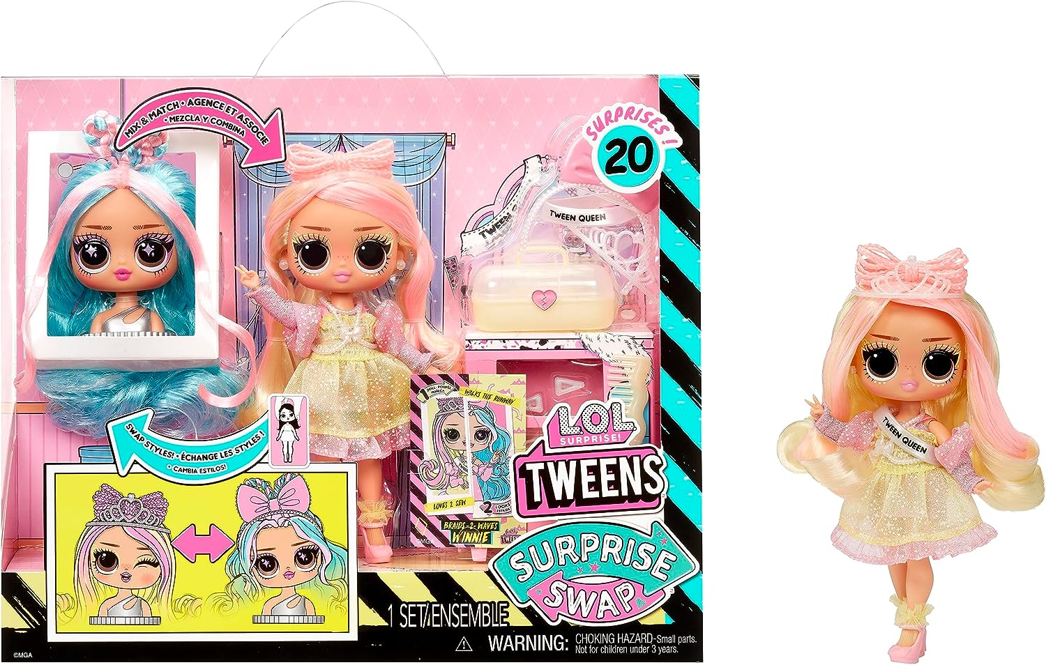 MGA 591733 LOL SURPRISE TWEEN SURPRISE SWAP FASHION DOLL