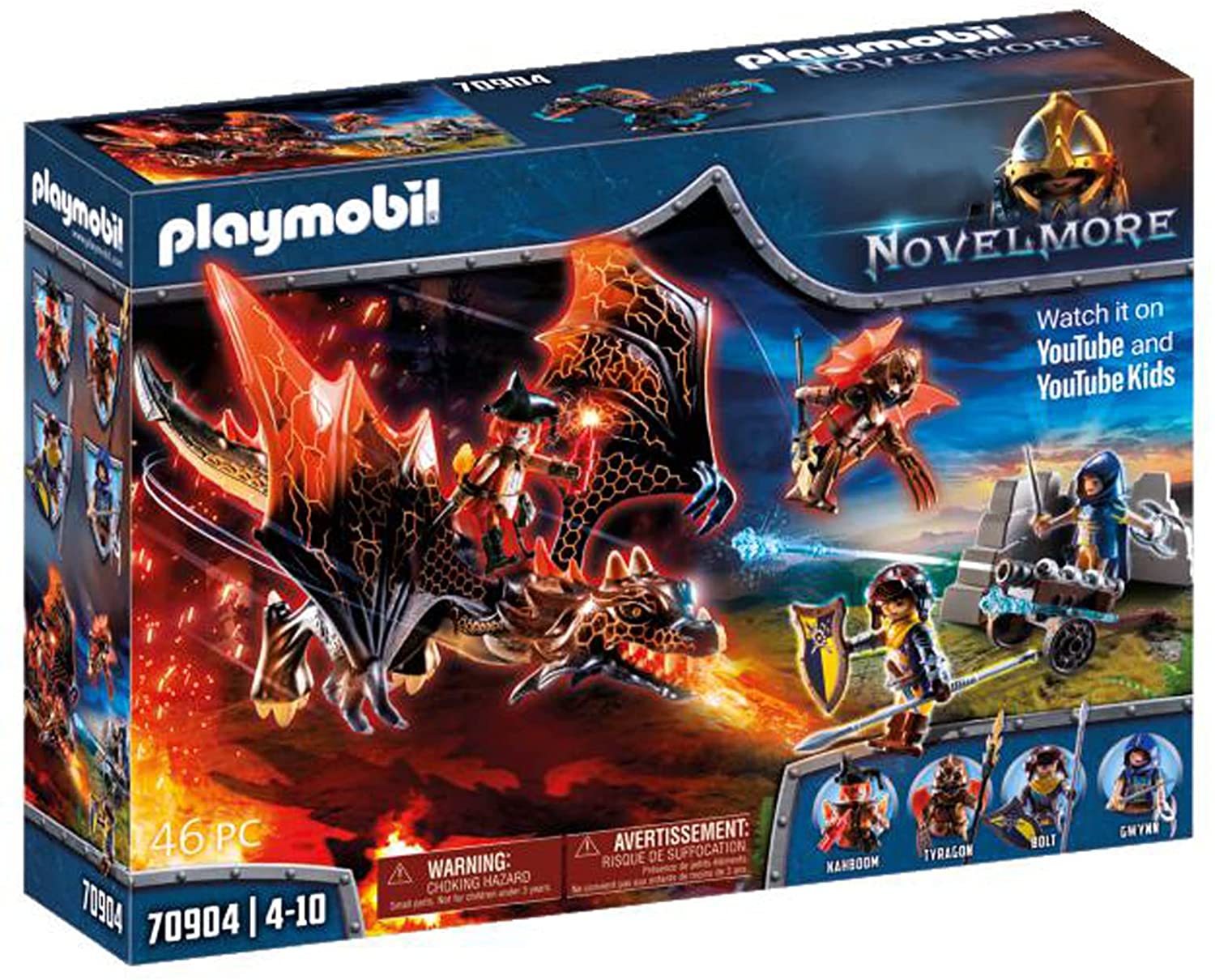 PLAYMOBIL 70904 NOVELMORE ATTACCO DEL DRAGO