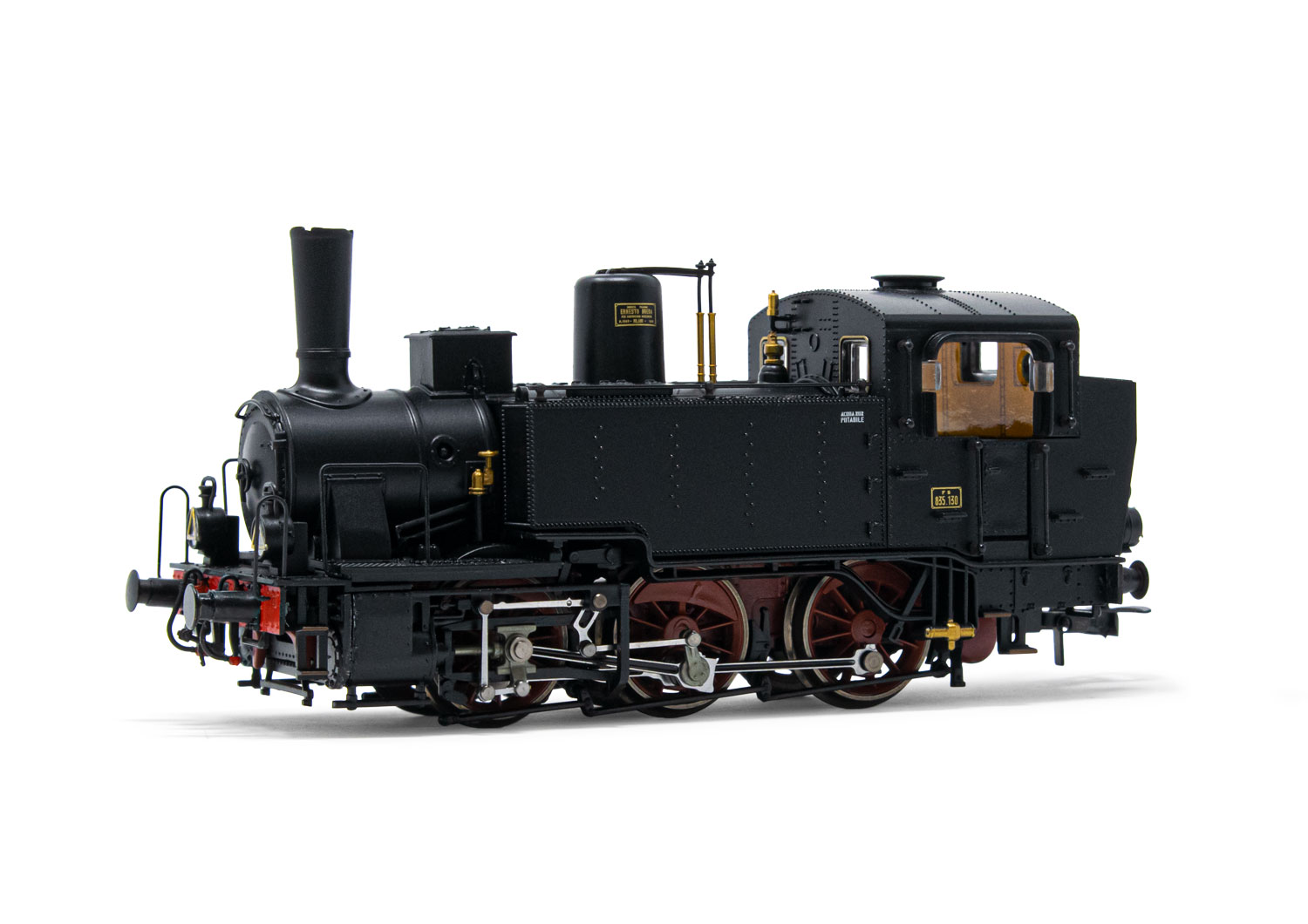 HORNBY HR2787 FS LOCOMOTIVA GR 835 FANA LI A PETROLIO, CASSE ACQUA CHIODATE