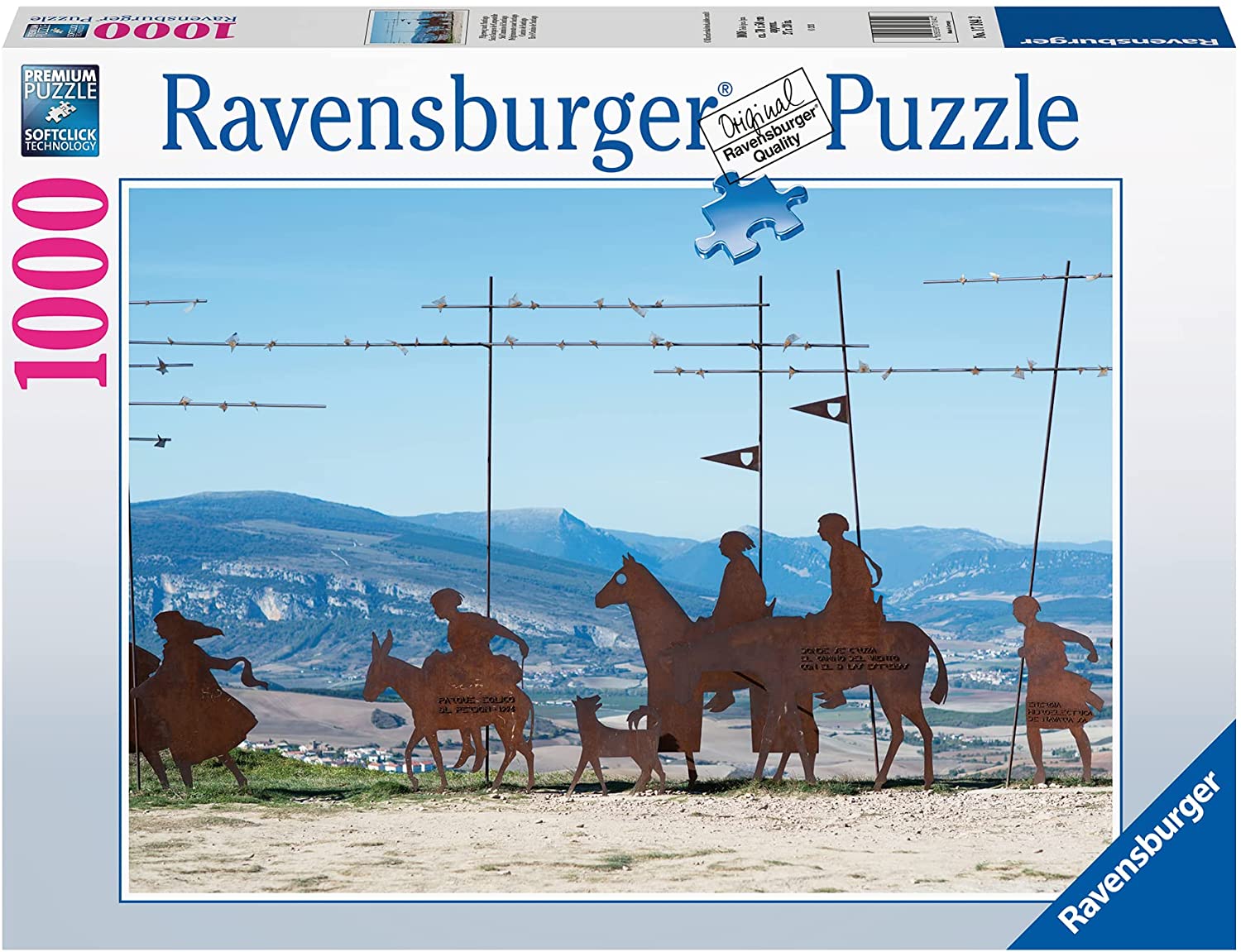 RAVENSBURGER 17184 PUZZLE DA 1000 PZ. CAMMINO DI SANTIAGO