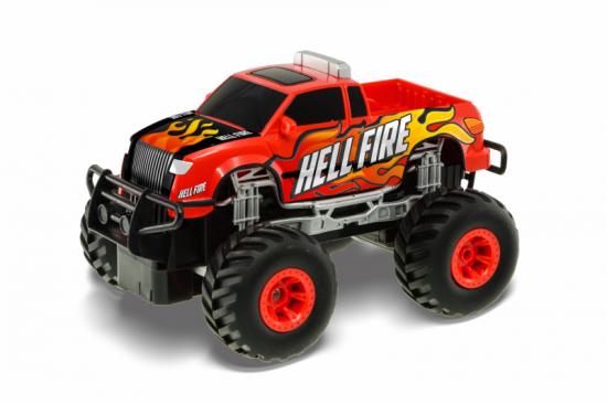 REEL TOYS 1643 AUTO RC PICKUP HELLFIRE ROSSO SCALA 1/20