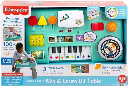 FISHER PRICE HRB60 TAVOLINO DJ MUSICA & REMIX