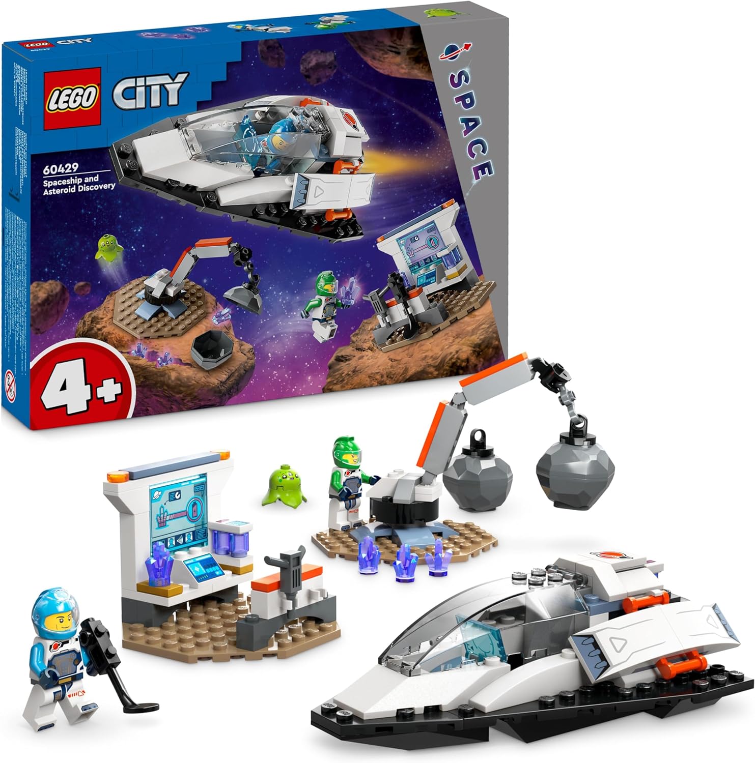 LEGO 60429 NAVETTA SPAZIALE E SCOPERTA DI ASTEROIDI CITY