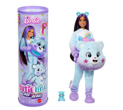 MATTEL JFV59 BABRIE CUTIE REVEAL ORSETTI DEL CUORE