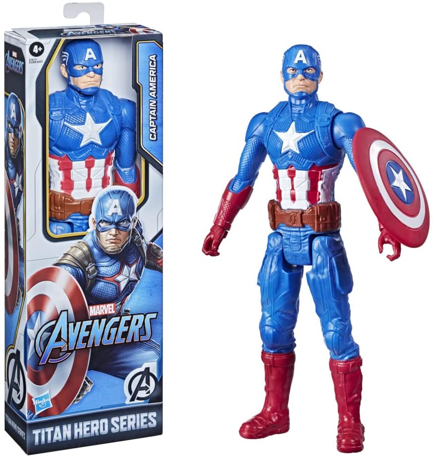 HASBRO E7877EL7 AVENGER TITAN HERO CAPTAIN AMERICA