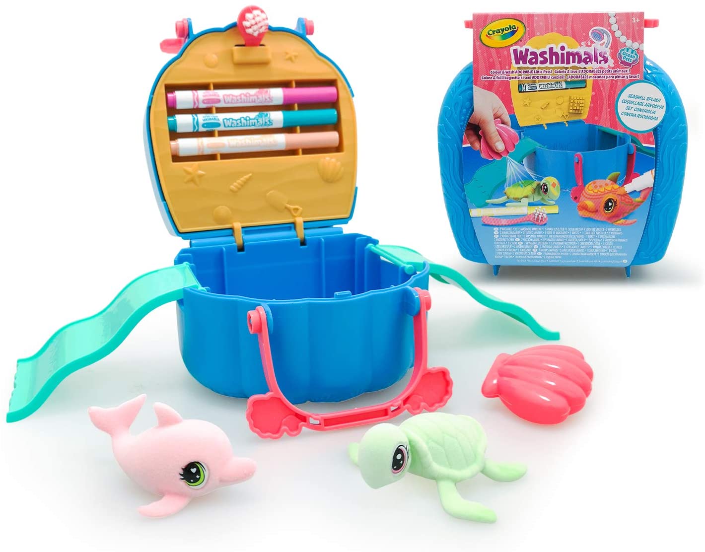 CRAYOLA 747431 WASHIMALS OCEAN PETS SET CONCHIGLIA